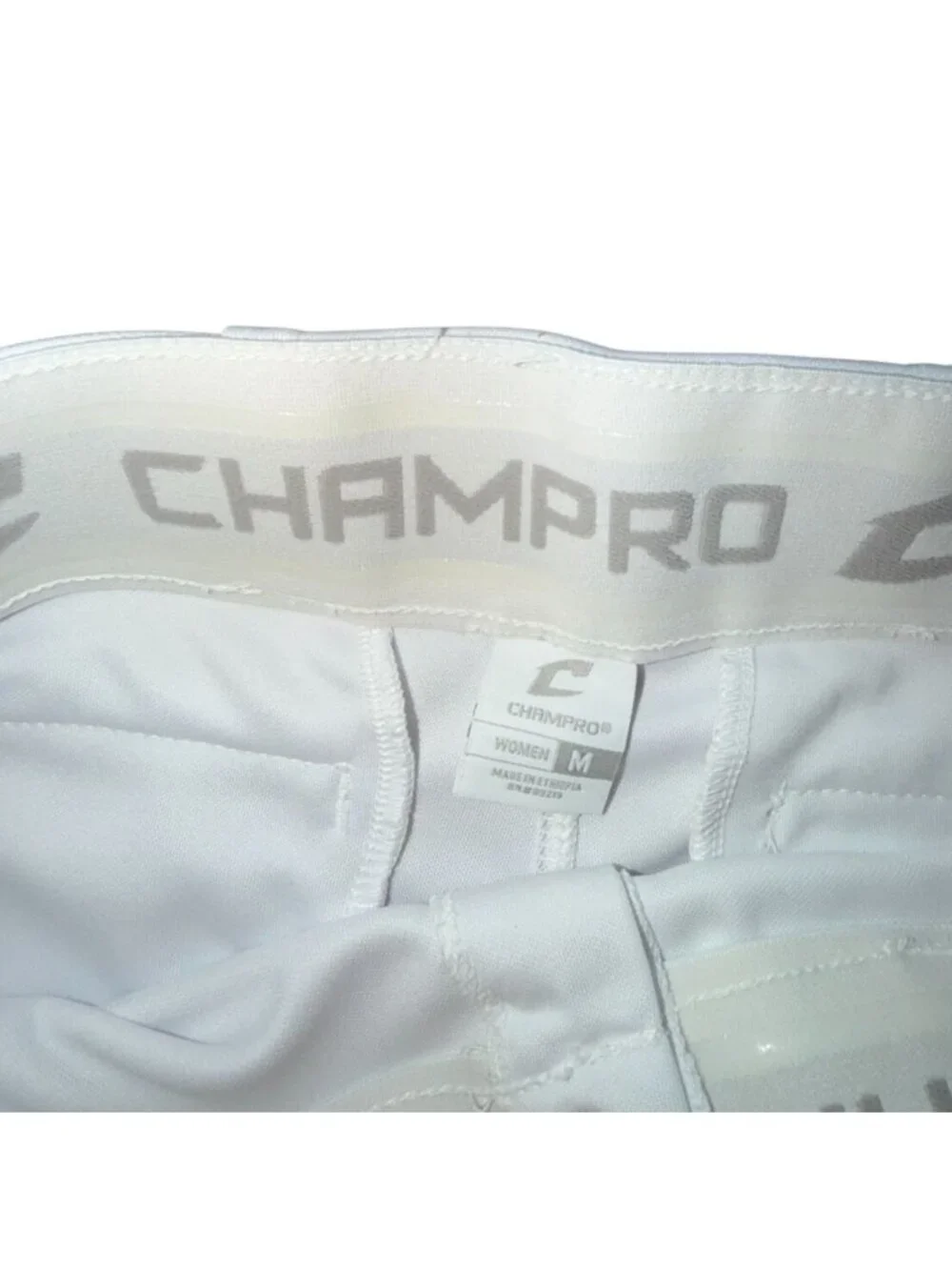 Champro Womens Softball Knickers/Pants-White/Red-M-GUC
